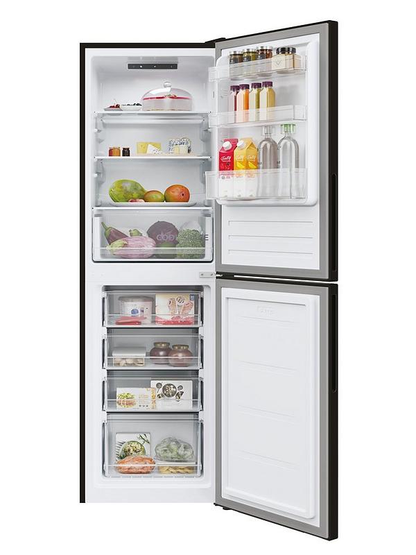 Hoover H-FRIDGE 300 HOCT3L517EBK 55cm Wide, 175cm Tall, Low Frost Freestanding Fridge Freezer - Black - Image 2